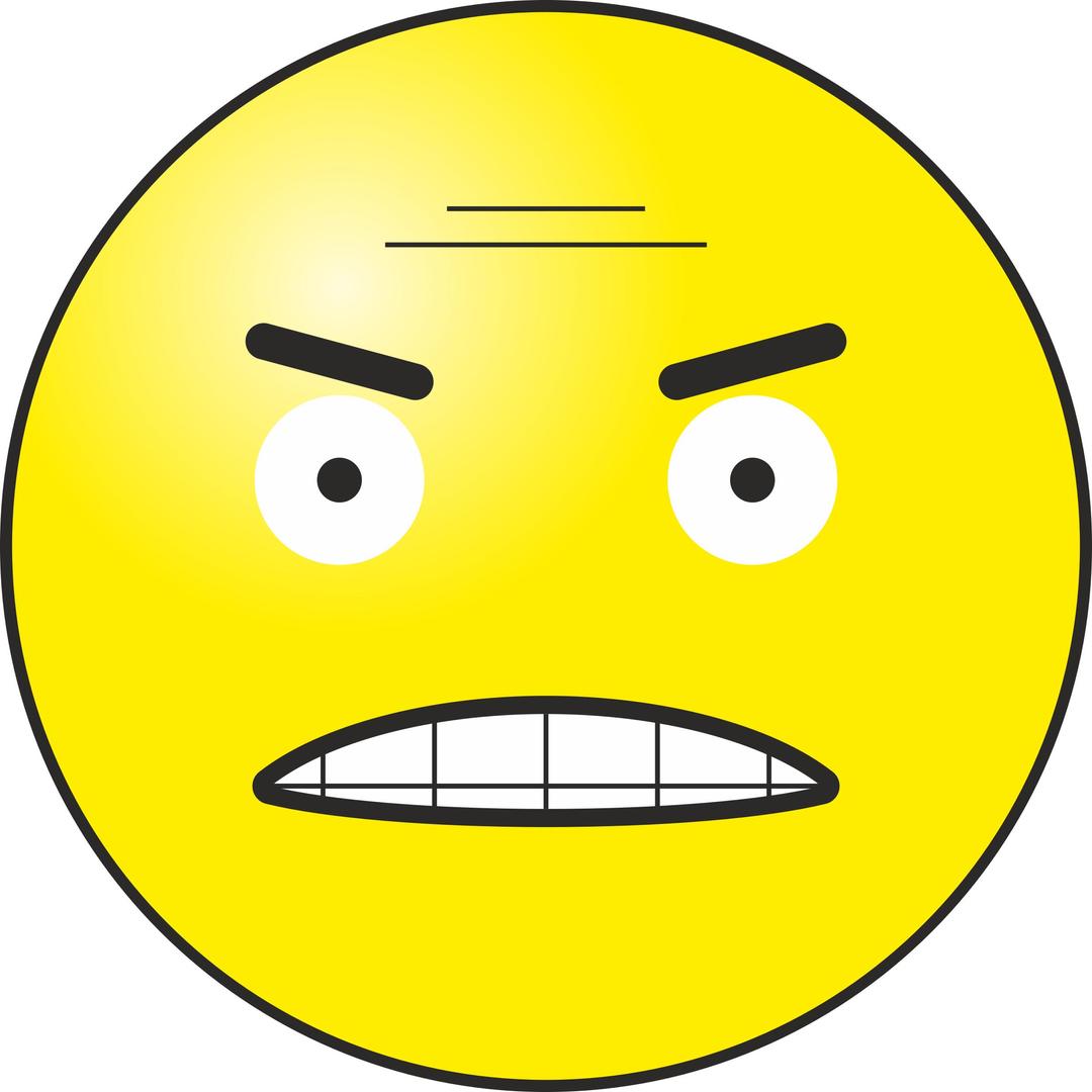 Angry emoticon png transparent