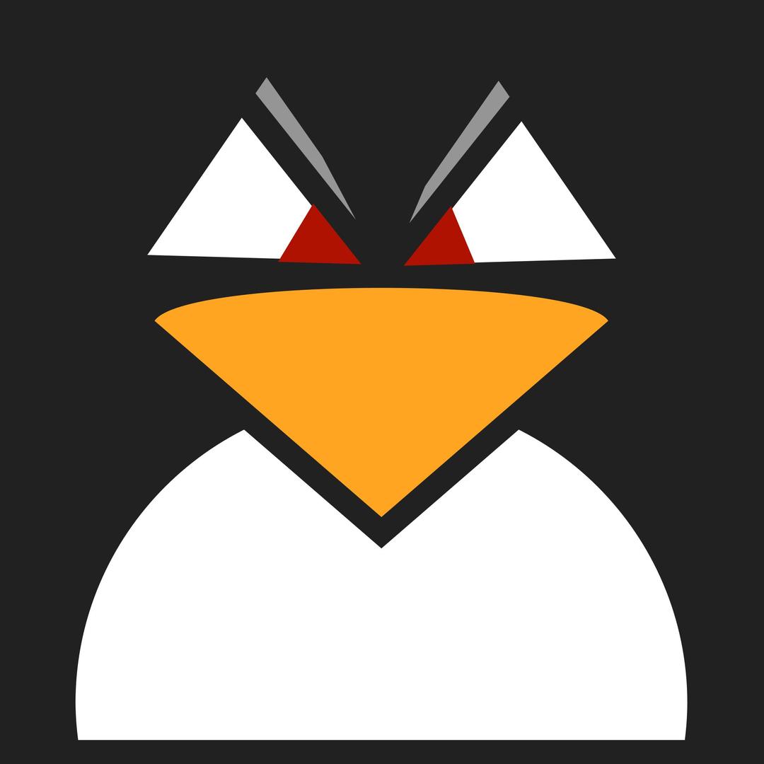 Angry Linux png transparent