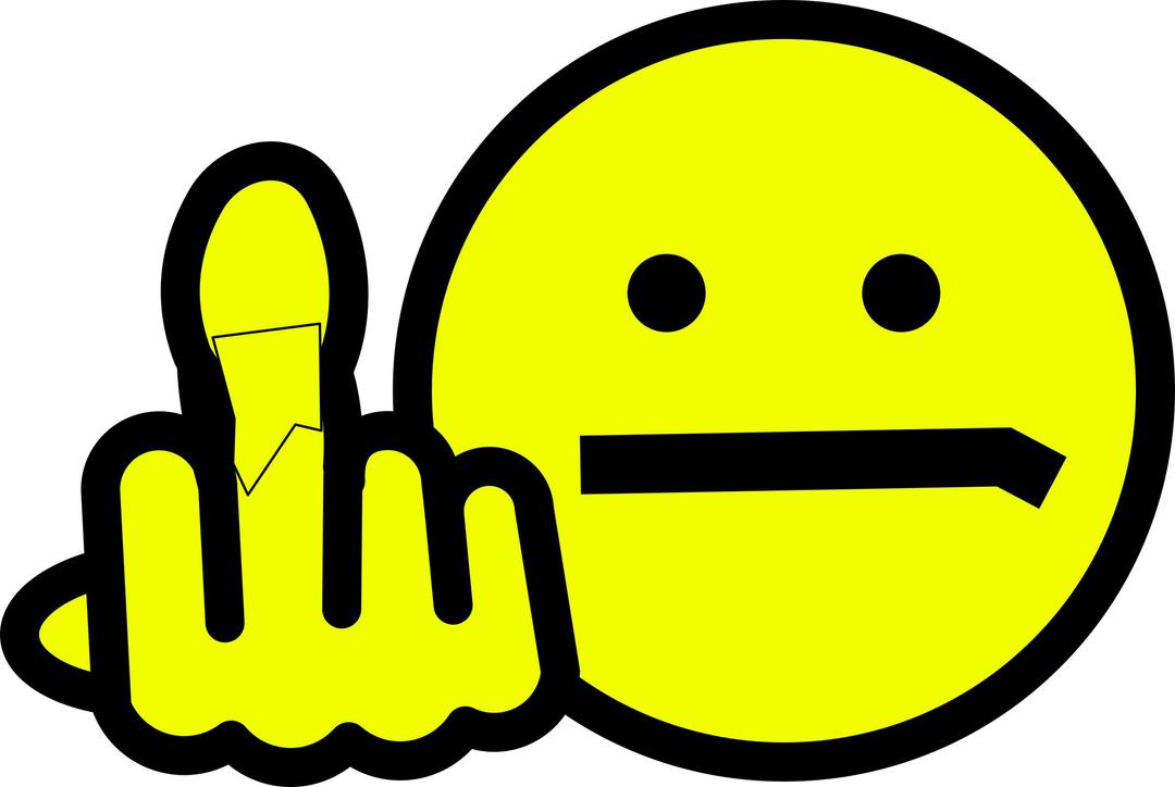Angry Smiley png transparent