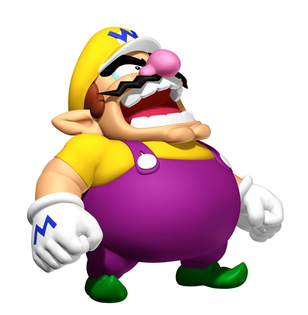Angry Wario png transparent
