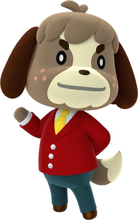 Animal Crossing Digby png transparent