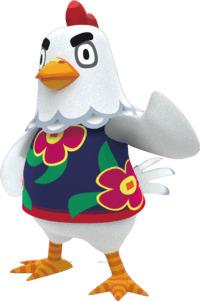 Animal Crossing Goose png transparent