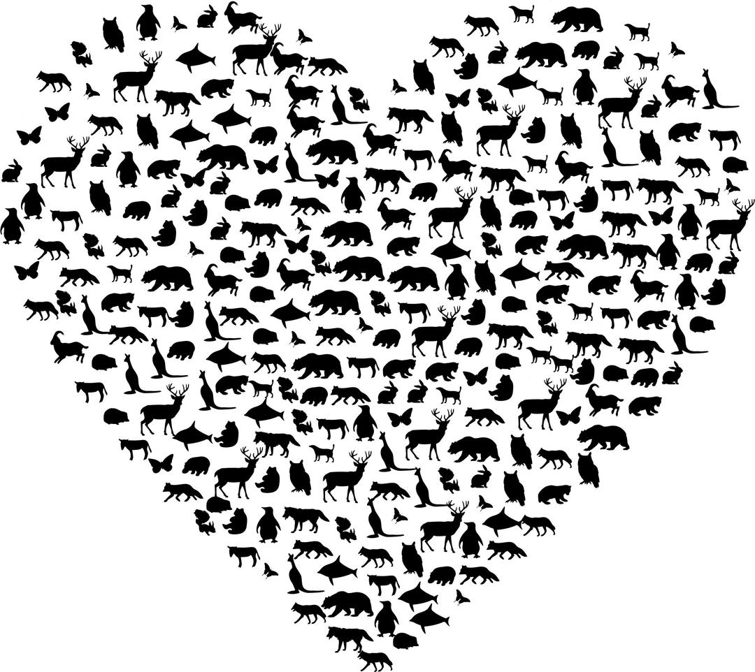 Animals Heart png transparent