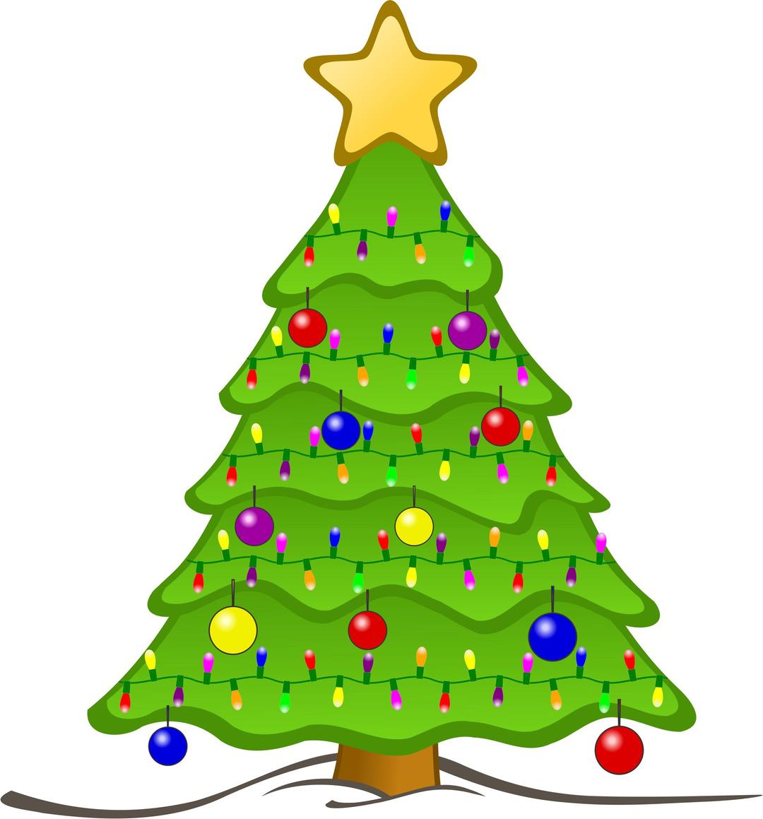 Animated Christmas Tree png transparent