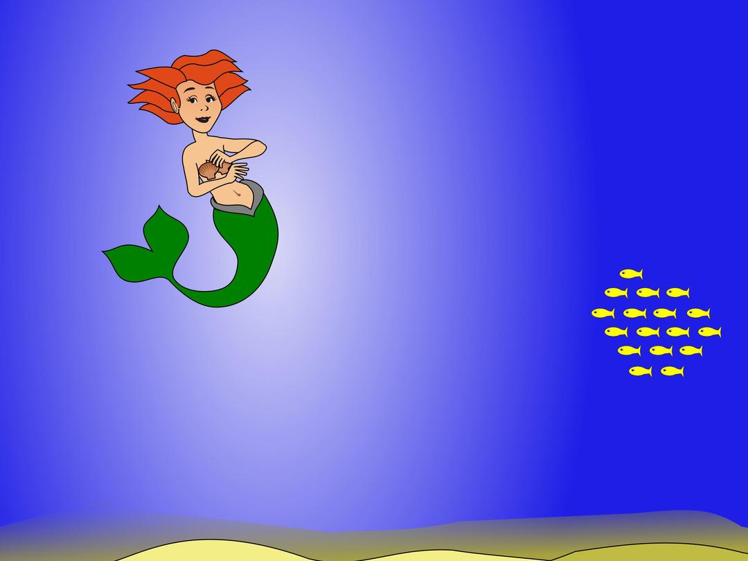 Animation of Mermaid png transparent