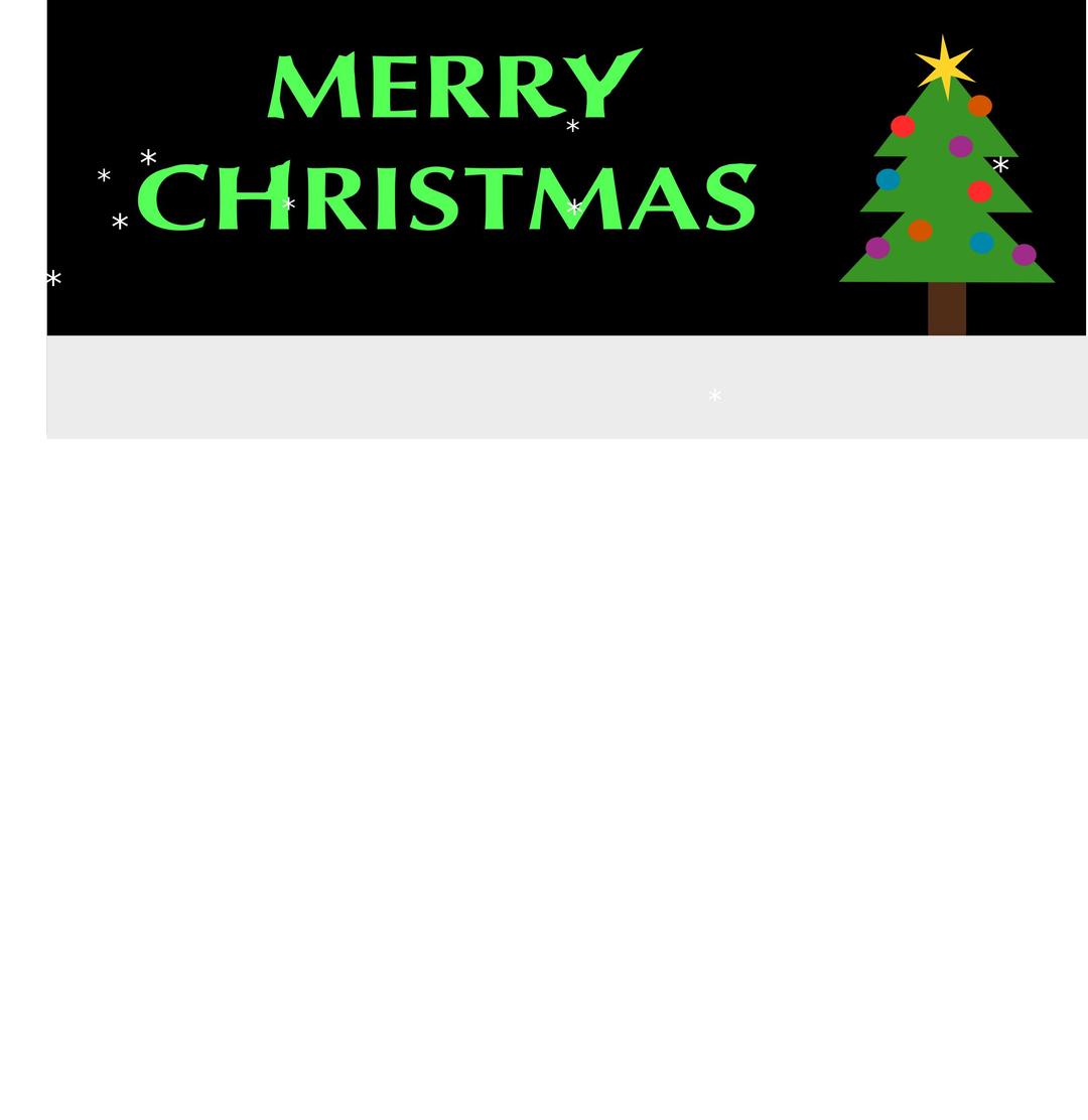 Animation Test!! Xmas Banner png transparent