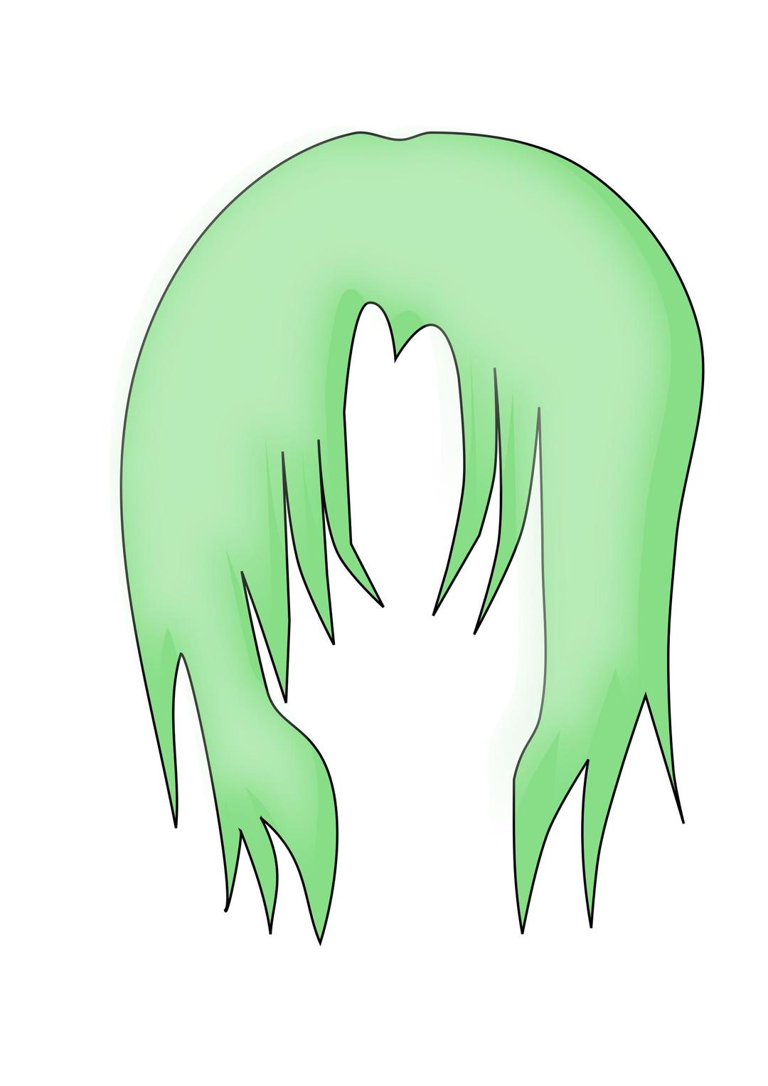 Anime Hair 3 png transparent