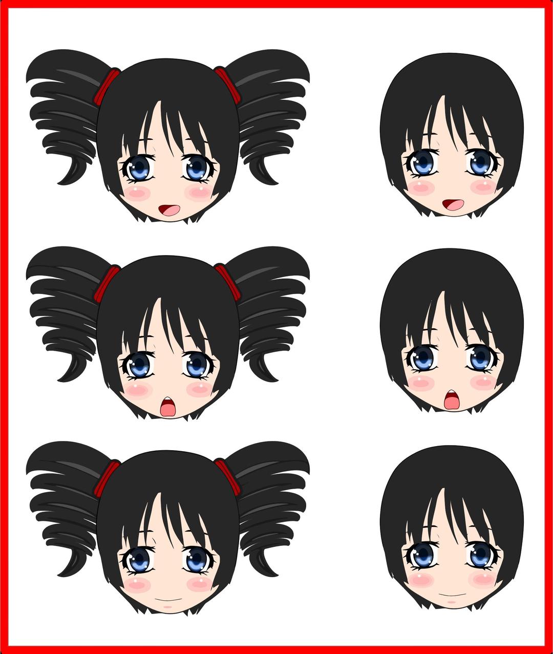 Anime Style Girl And Boy png transparent