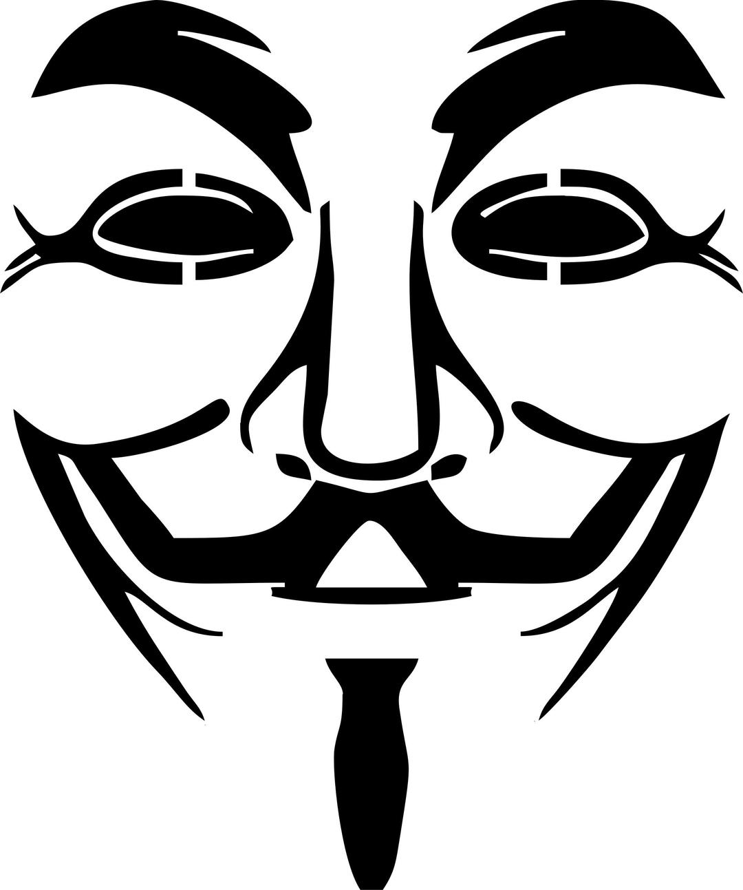 anonimous mask png transparent