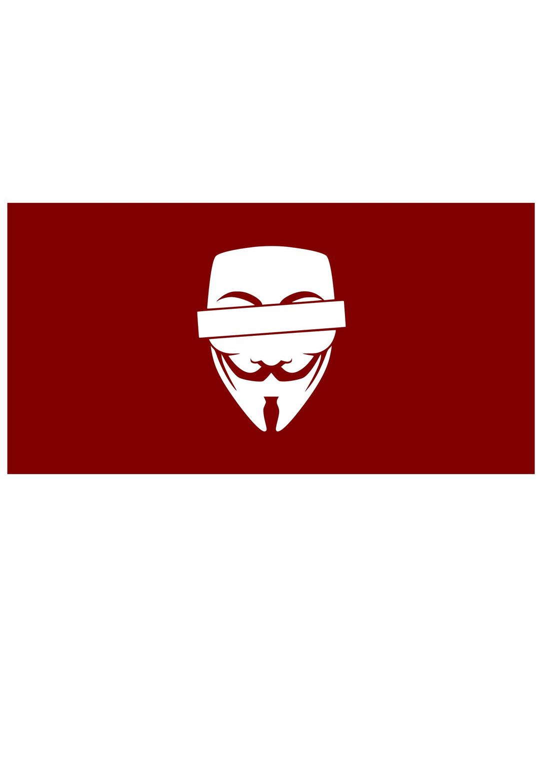 Anonymous Censored - Red png transparent