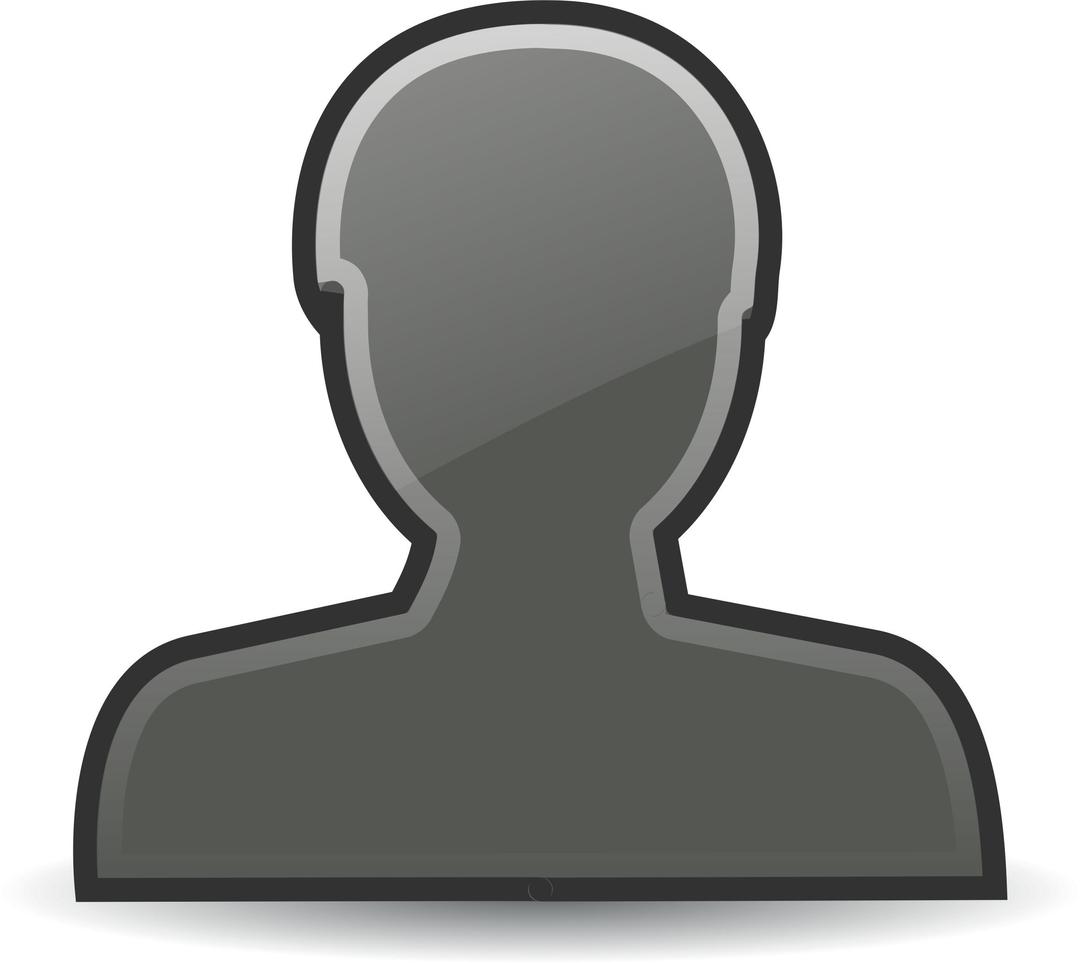 Anonymous Person Outline png transparent