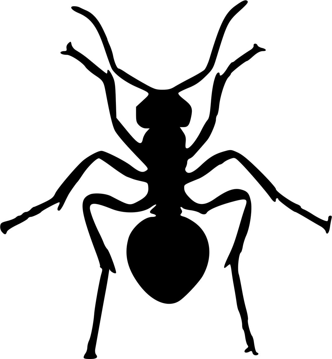 Ant silhouette png transparent
