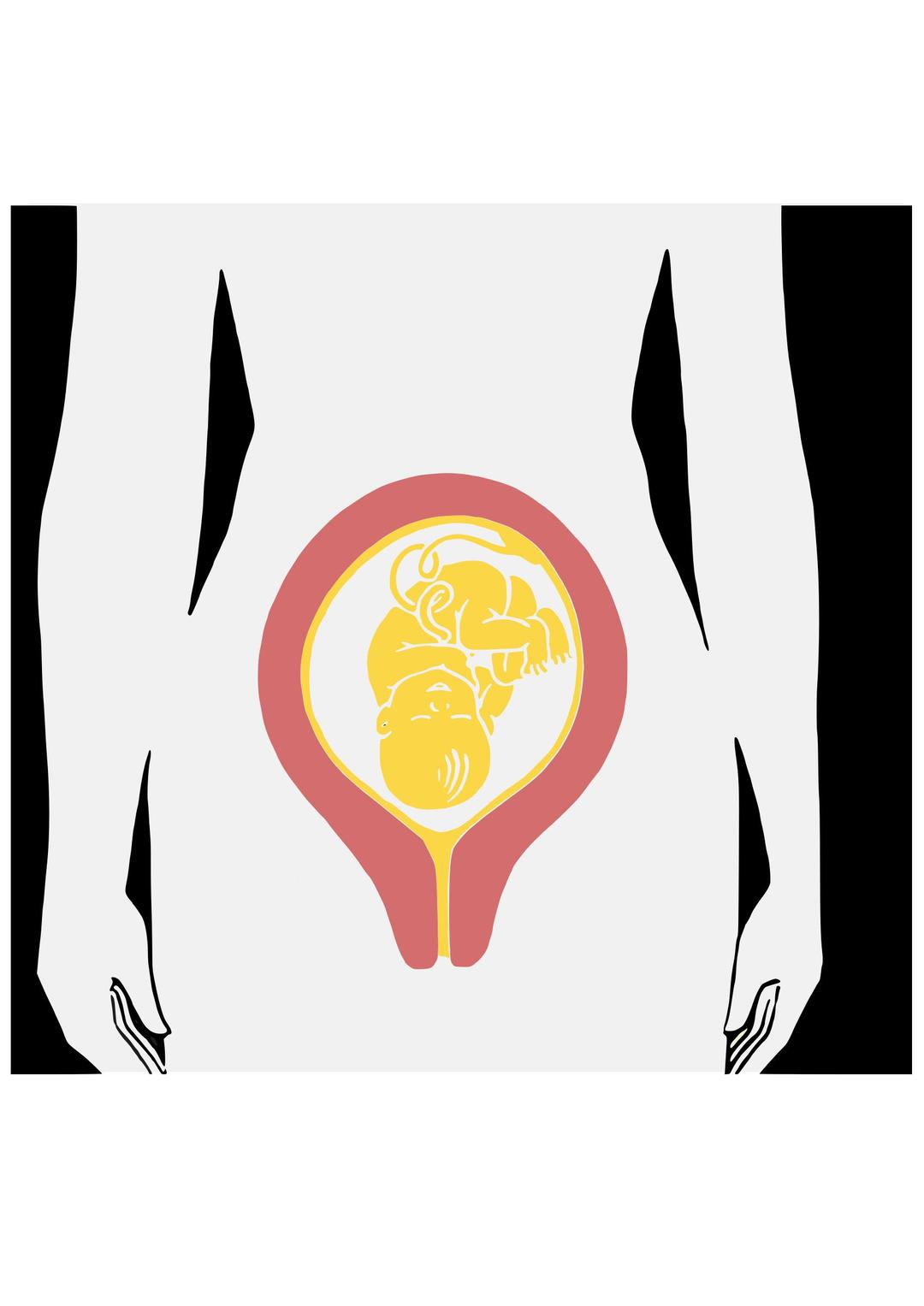 Antepartum woman png transparent