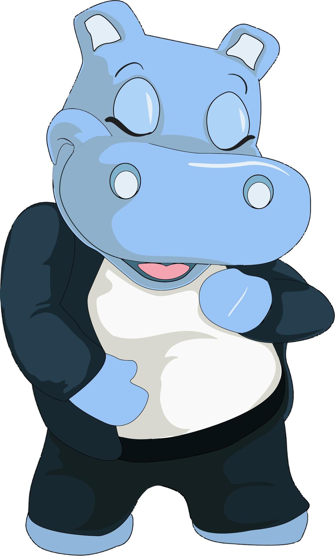 Anthropomorphic Hippo png transparent