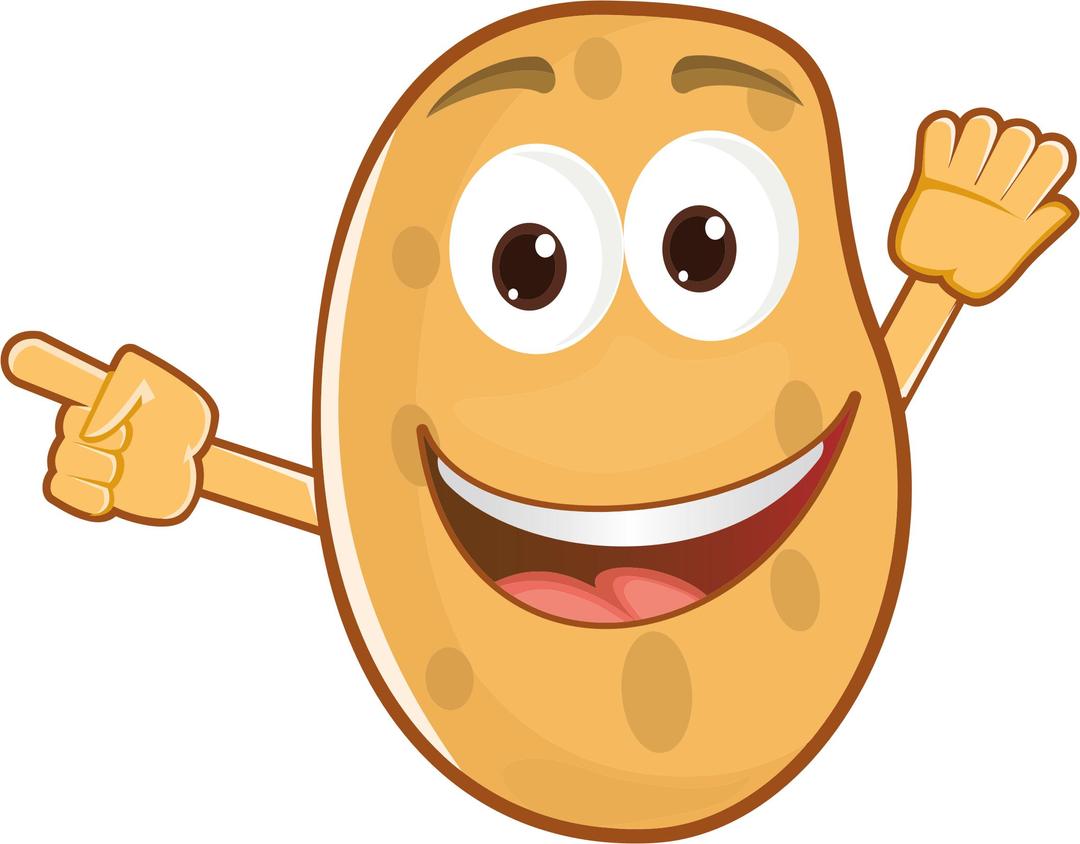 Anthropomorphic Potato png transparent