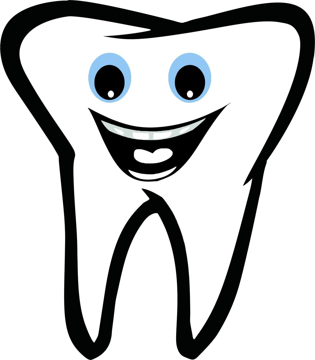 Anthropomorphic Tooth png transparent