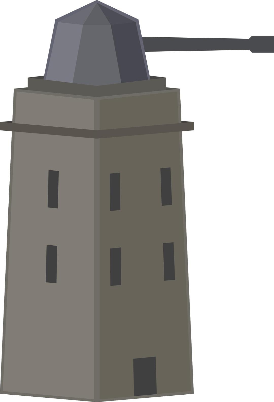 anti-air tower or turret png transparent