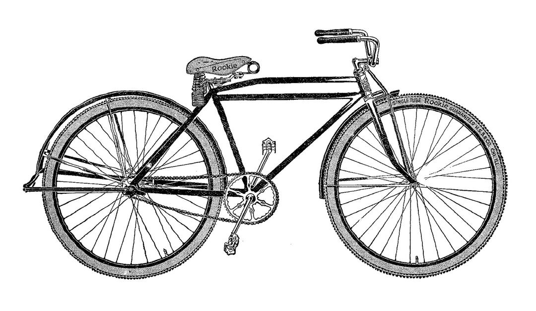 Antique Bicycle png transparent