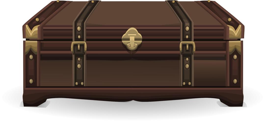 Antique suitcase from Glitch png transparent