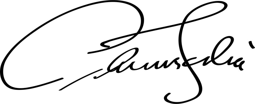 Antonin Scalia Signature png transparent