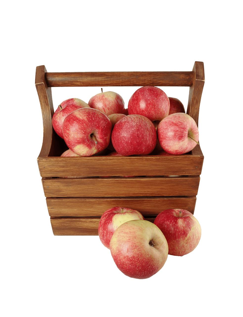Appels In Wooden Case png transparent