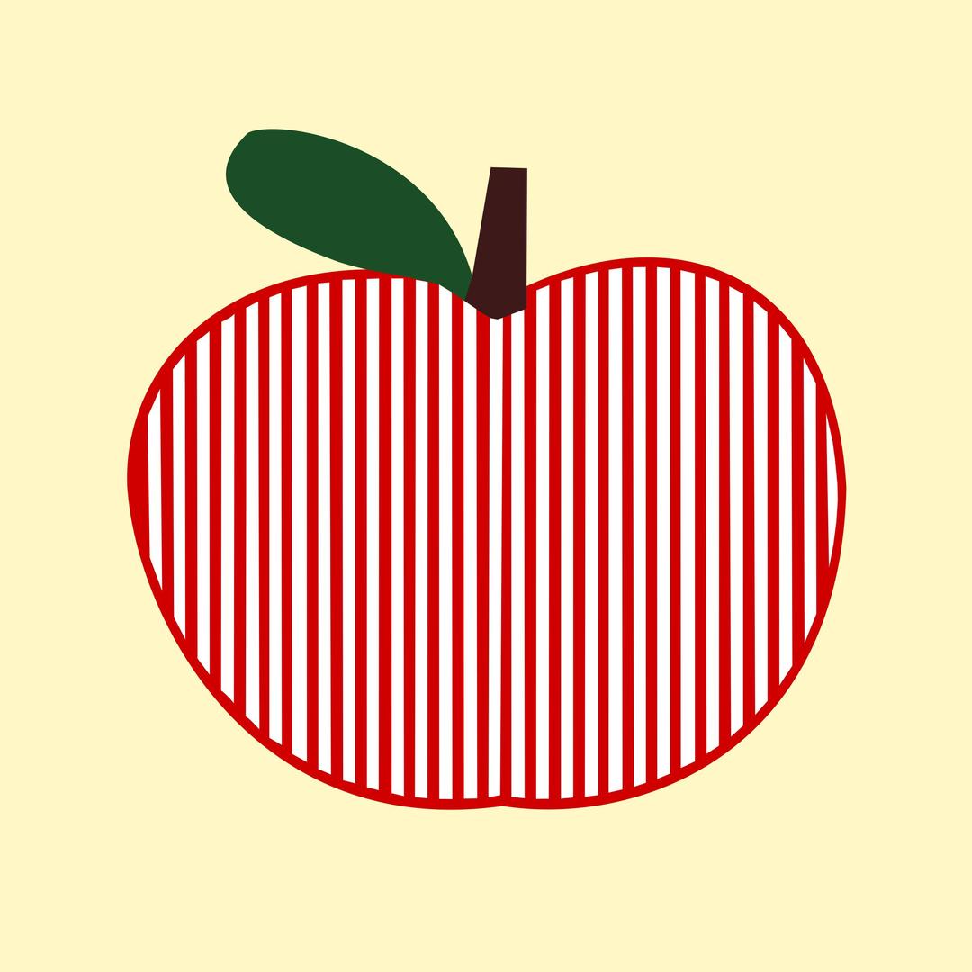 apple-striped 02 png transparent