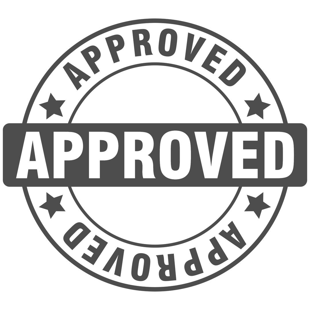 Approved png transparent