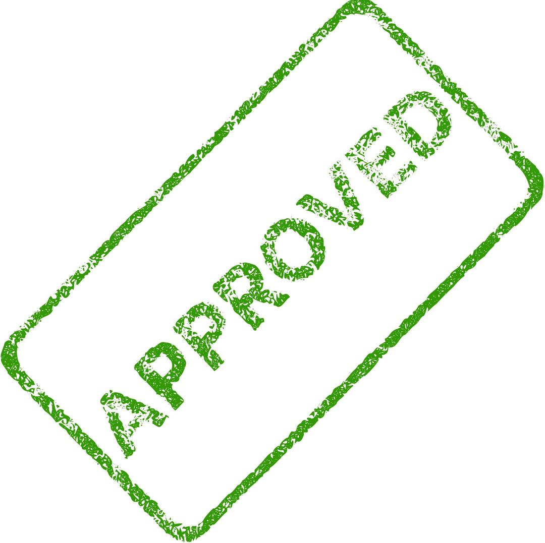 Approved Business Stamp 2 png transparent