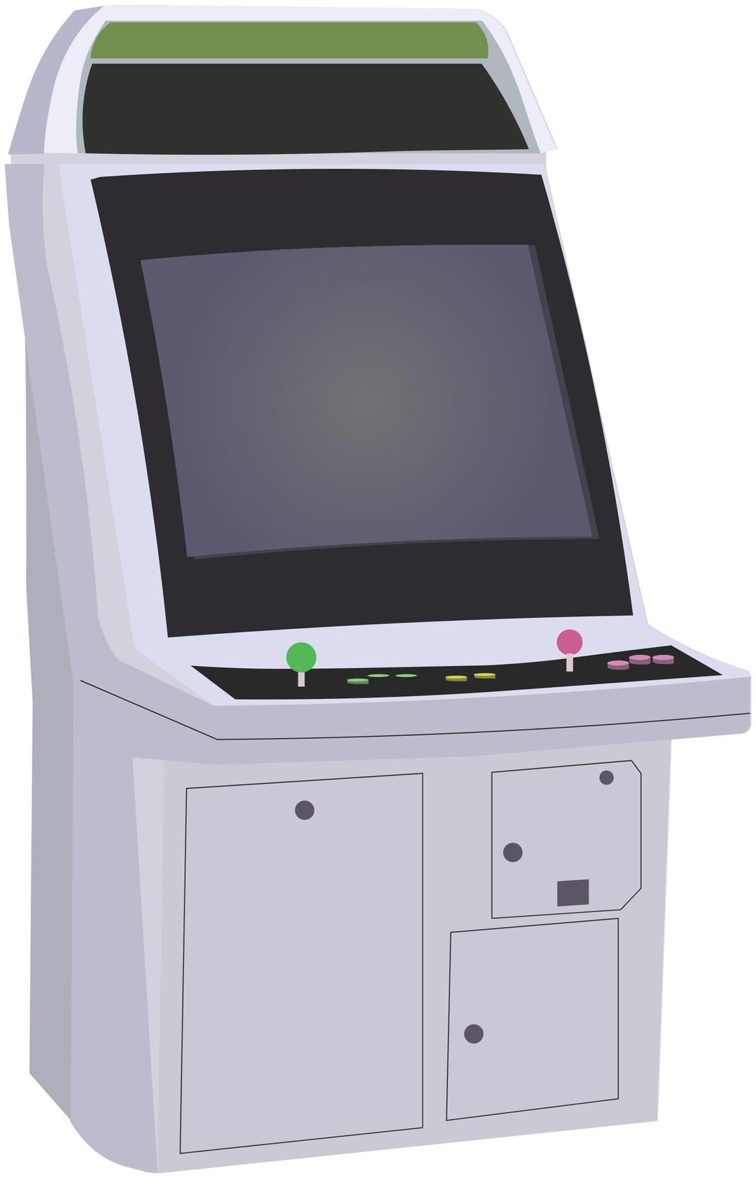 Arcade video game machine png transparent
