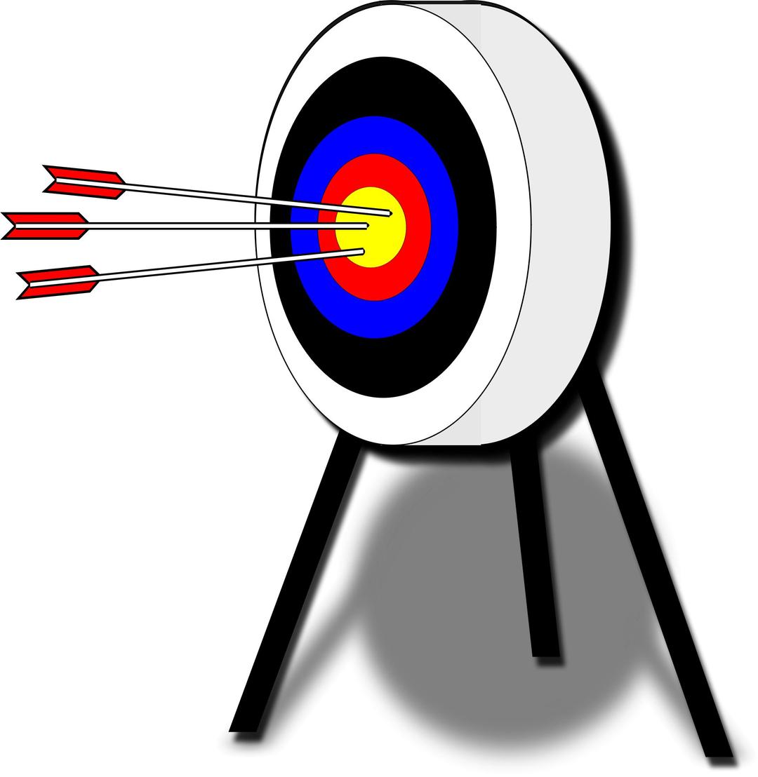 Archery Target png transparent
