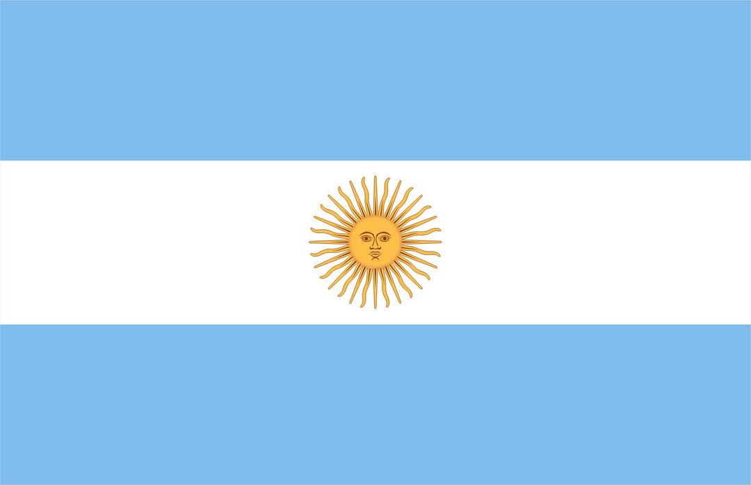 Argentina bandera png transparent