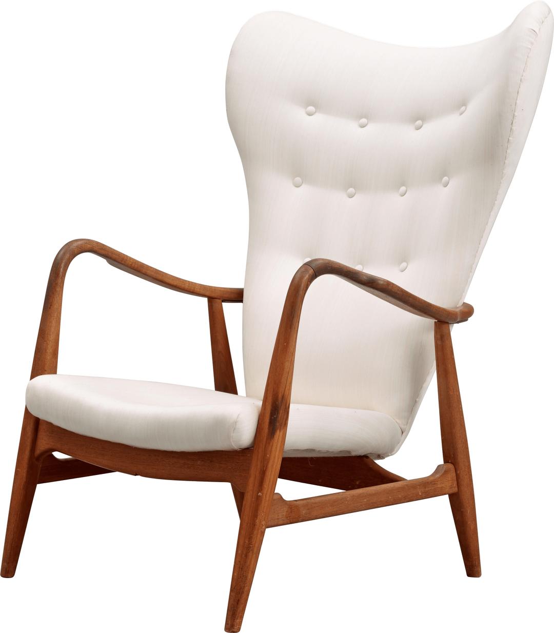 Armchair White Back png transparent