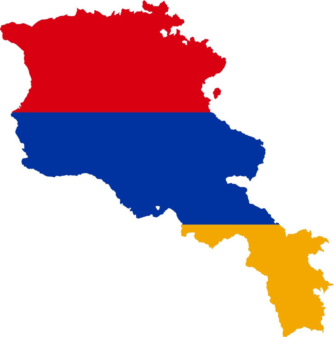 Armenia Map Flag png transparent