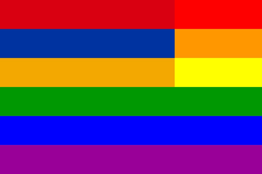 Armenia Rainbow Flag png transparent