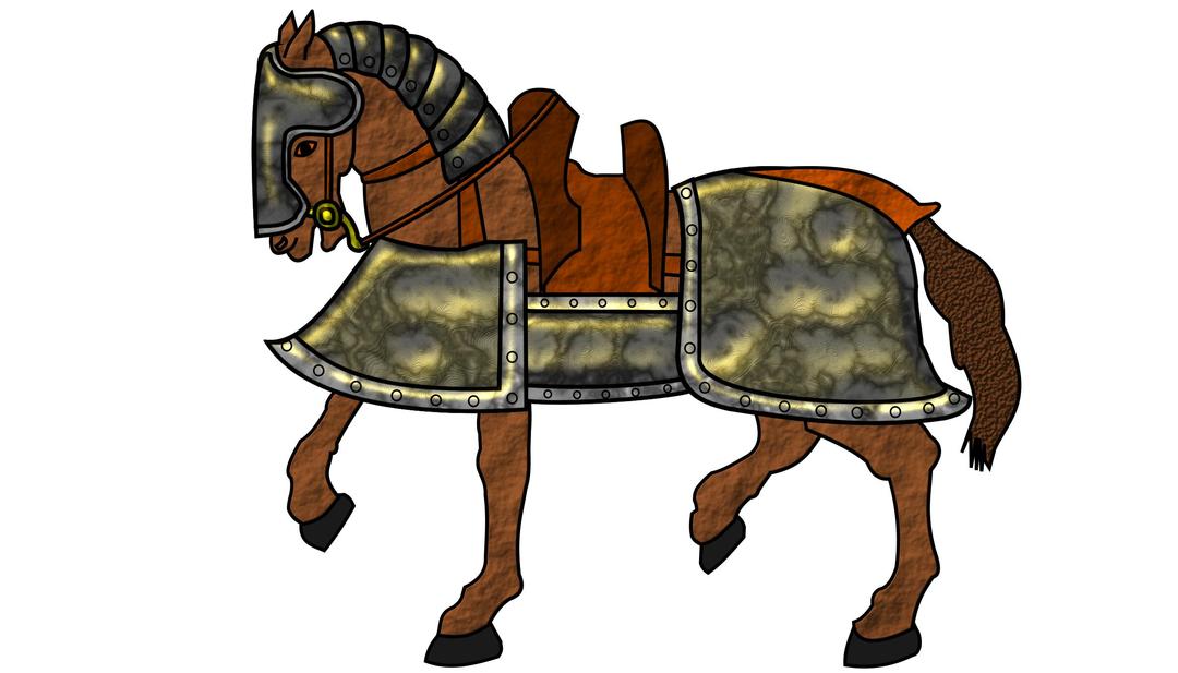 Armored Horse png transparent