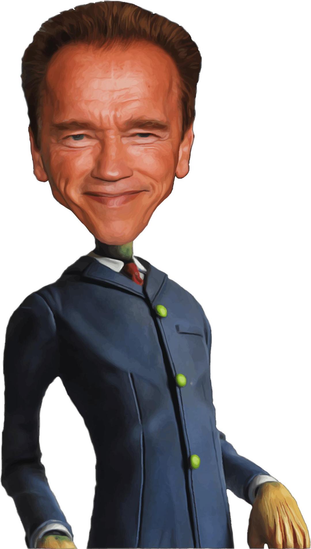 Arnold Schwarzenegger Caricature png transparent