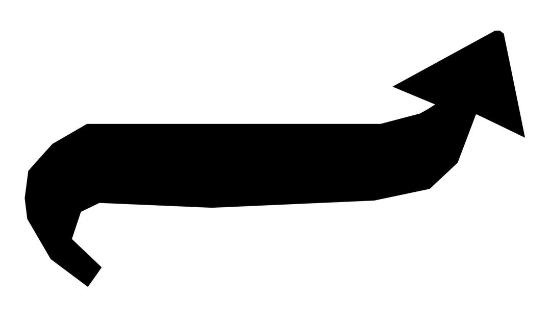 Arrow tail down refixed png transparent