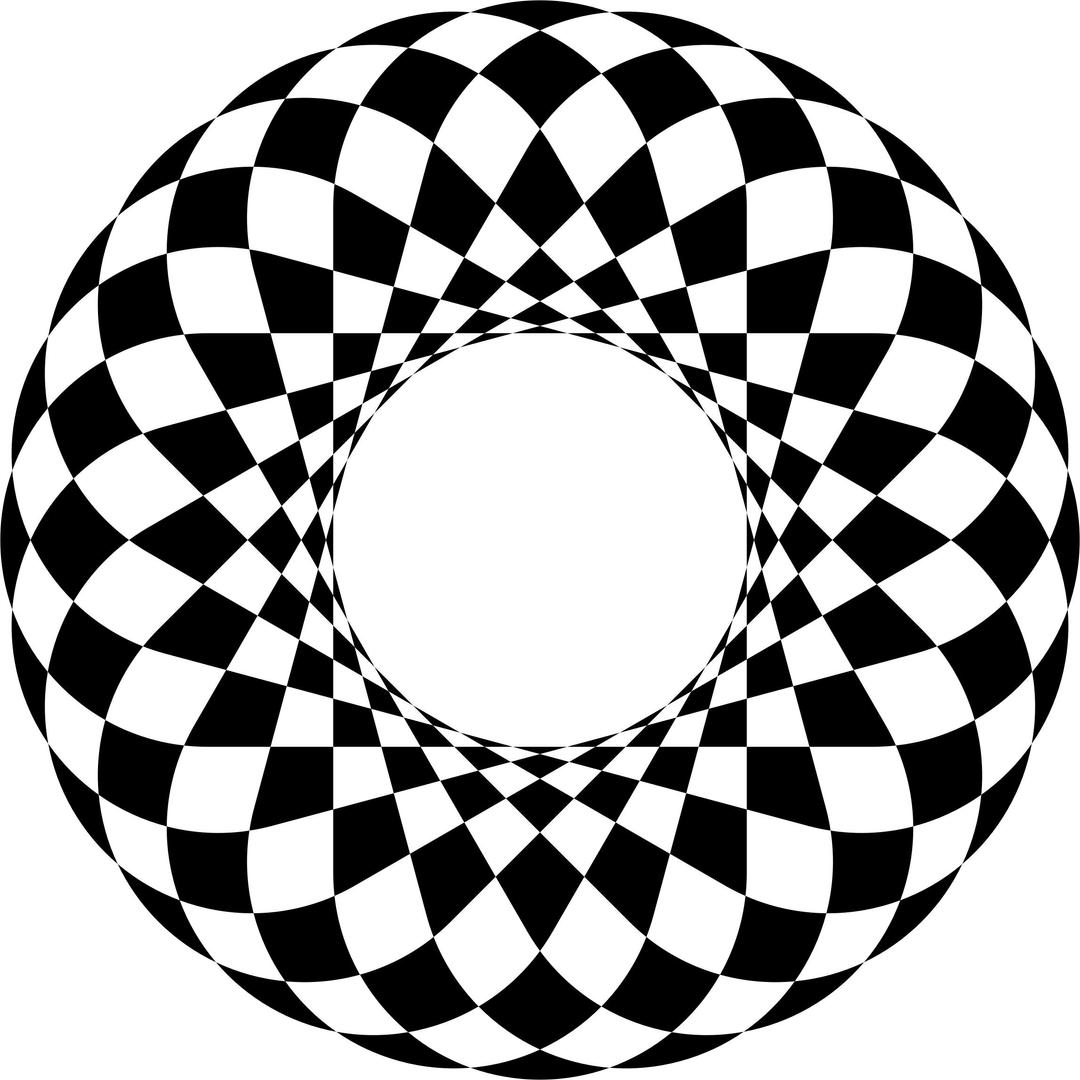 Art Deco Checkered Frame 2 png transparent