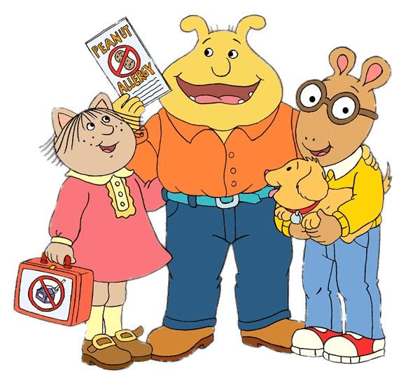 Arthur, Binky and A Friend png transparent