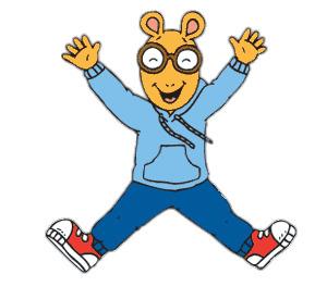 Arthur Jumping In the Air png transparent