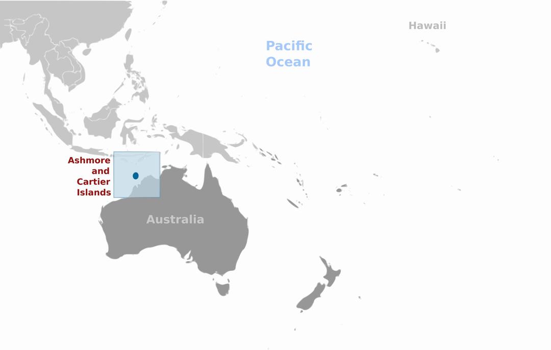 Ashmore and Cartier Islands location label png transparent