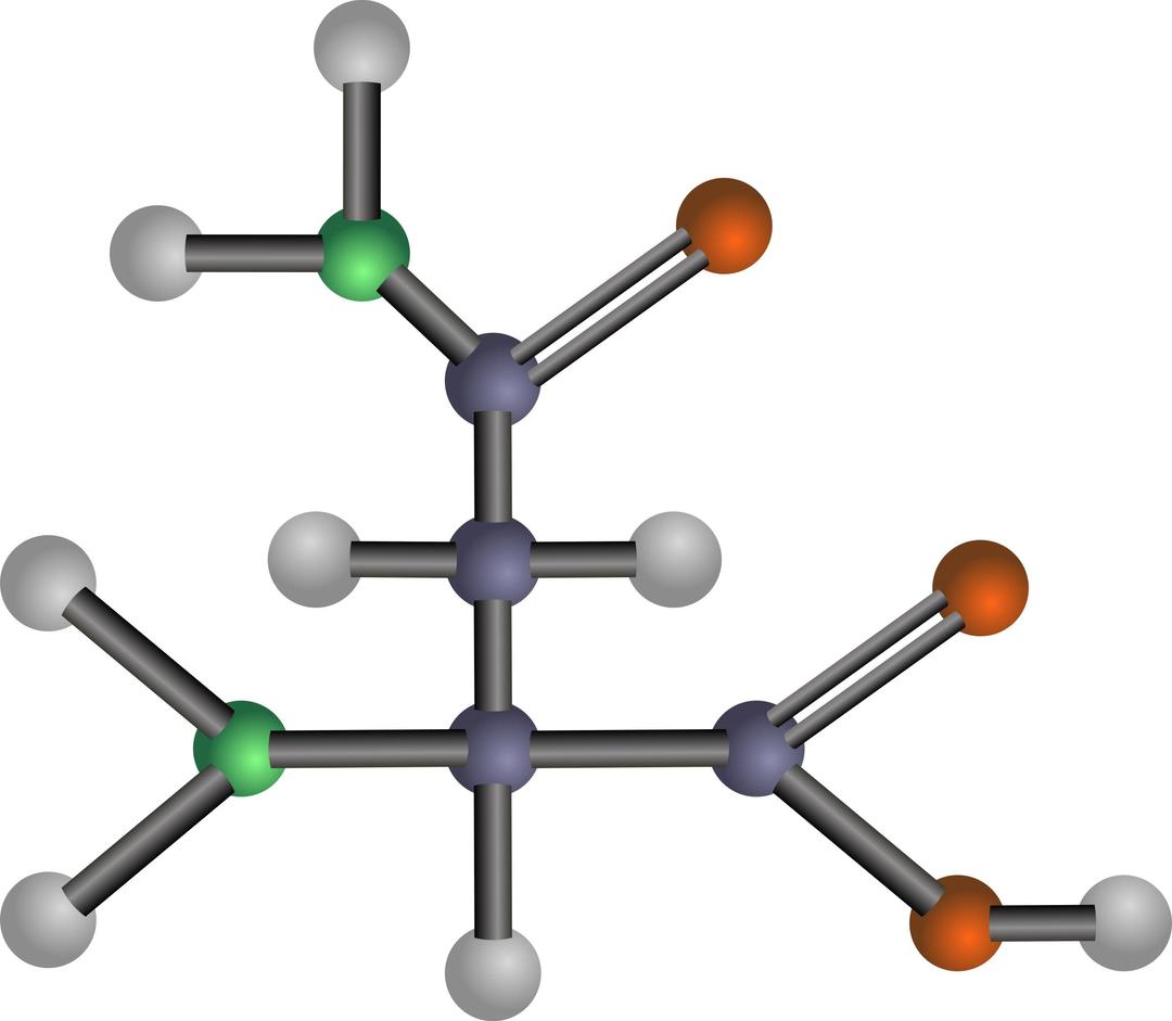 Asparagine (amino acid) png transparent