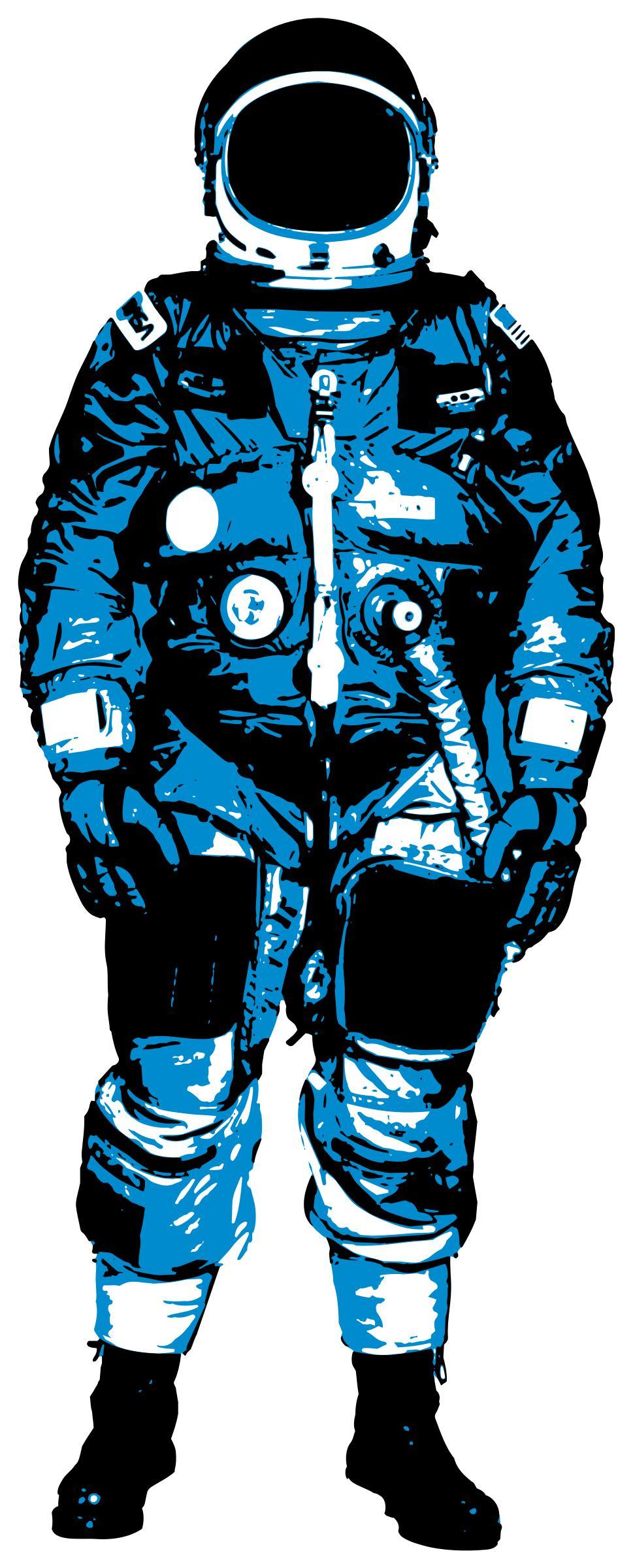 Astronaut, blue png transparent