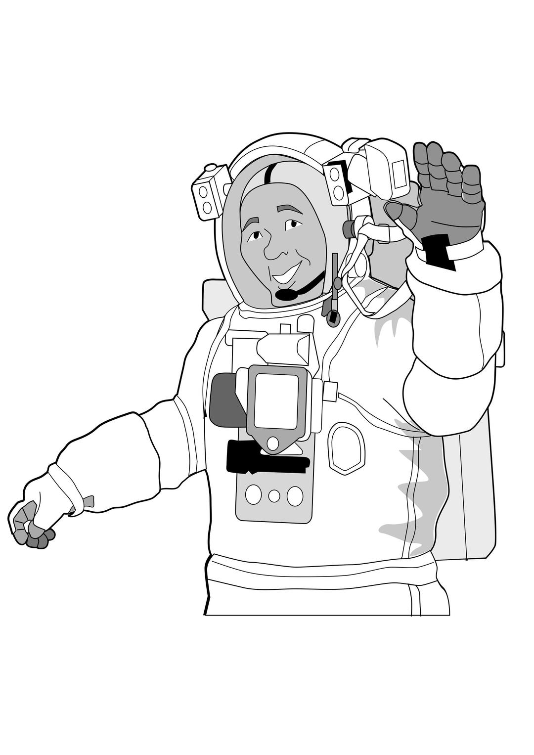 Astronaut iss activity sheet p1 png transparent