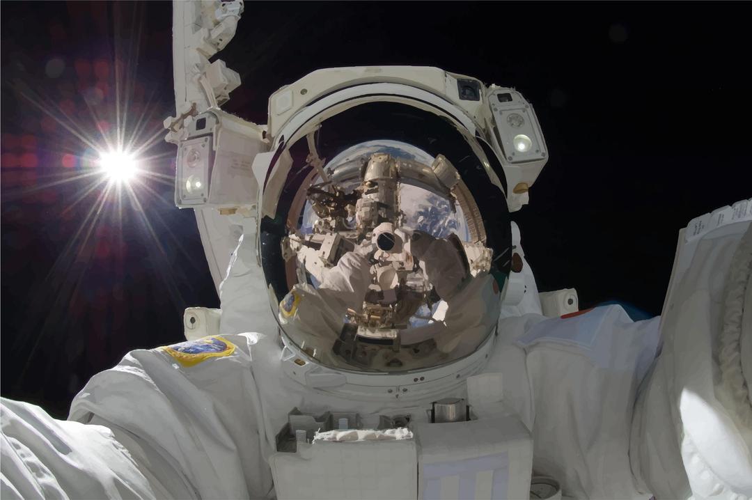 Astronaut Selfie png transparent