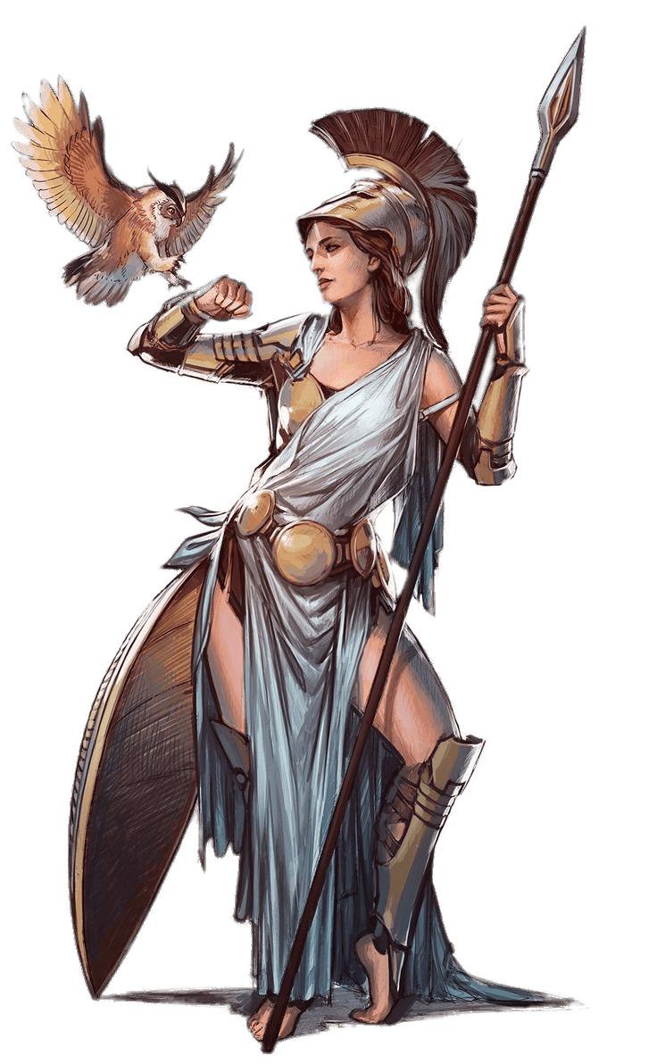 Athena Illustration png transparent