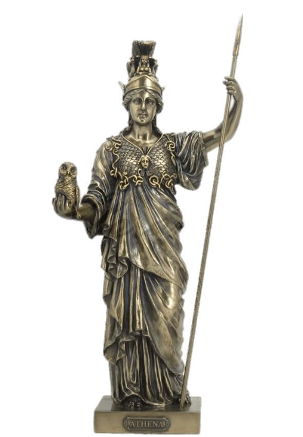 Athena Statuette png transparent