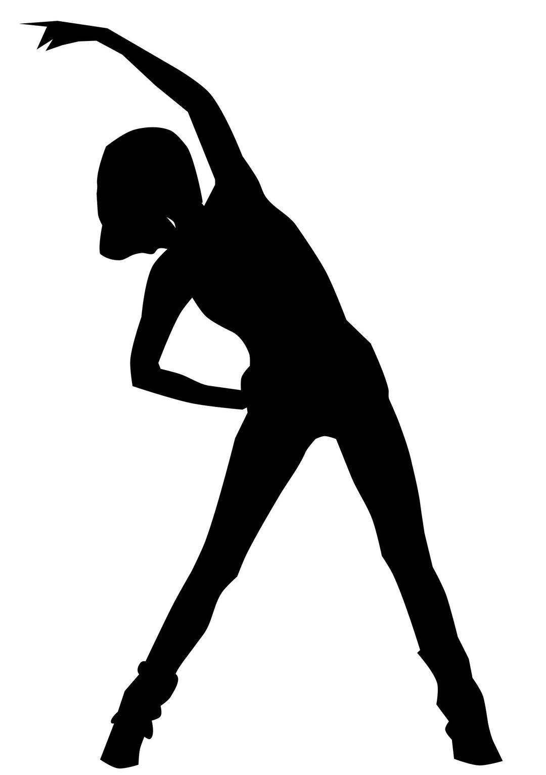athlete stretching png transparent