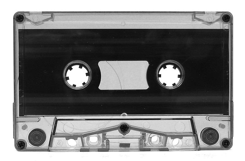 Audio Cassette Black Label png transparent