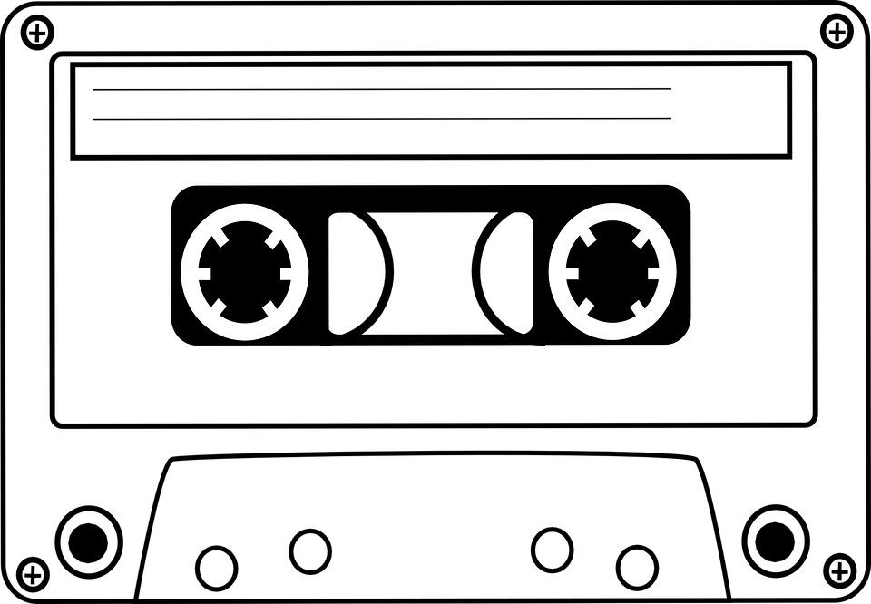Audio Cassette Clipart png transparent